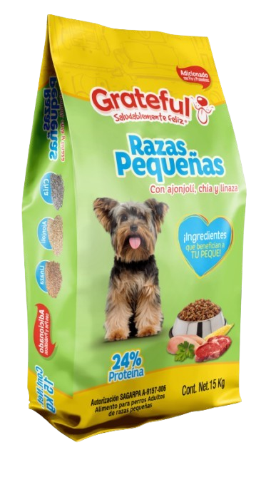 Grateful Razas Pequeñas 15kg