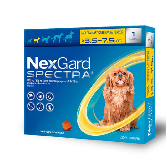 Nexgard Spectra 3.5 - 7.5Kg