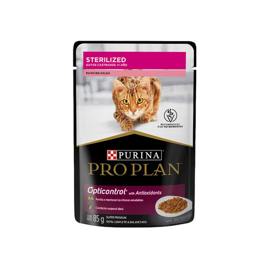 Purina® Pro plan® Gato esterilizado pavo 85g