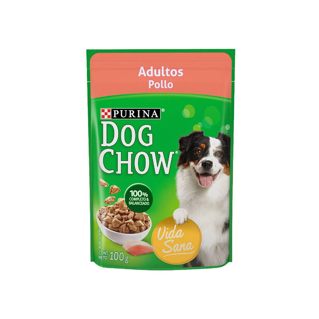 DOG CHOW POUCH ADULTO POLLO 100g