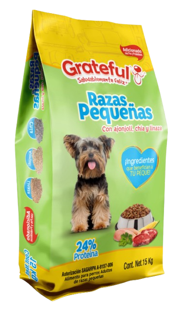 Grateful Razas Pequeñas 15kg